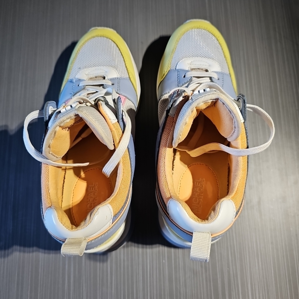 Michael Kors Georgie Trainer Sneakers Multi Color Sz 6M Limited Edition Rare EUC - Picture 6 of 10